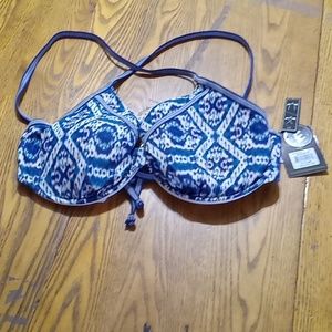 BODY GLOVE Womens Bikini E CUP TOP New Summer  Beach Resort Pool Cruise MIDNIGHT